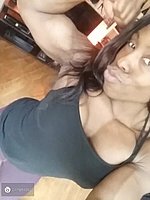 super hot ebony female bodybuilder mistress treasure in ripped contest shape